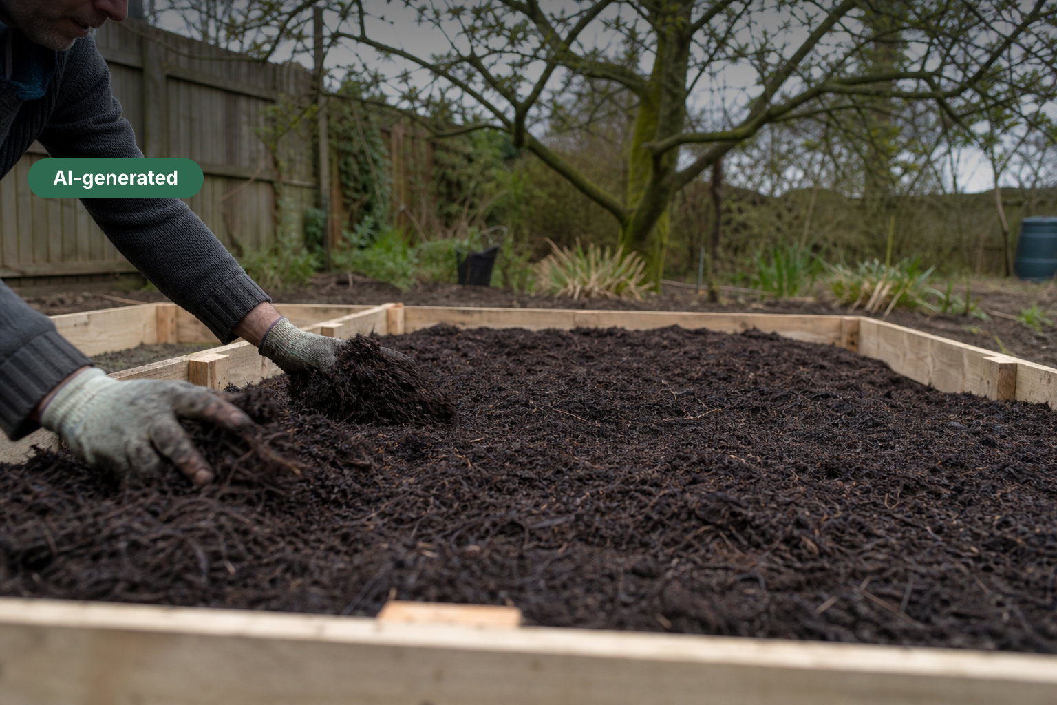 No-Dig Veg Garden Year-One Cost: £180–£420 for Real Returns