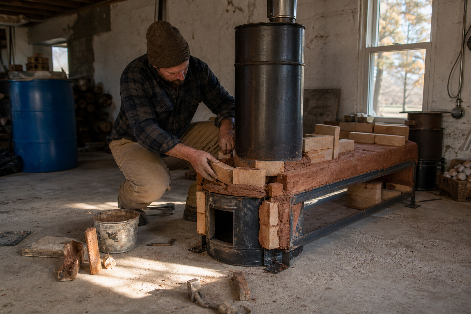Rocket Mass Heater: Real Build Costs vs. Wood Stove Savings