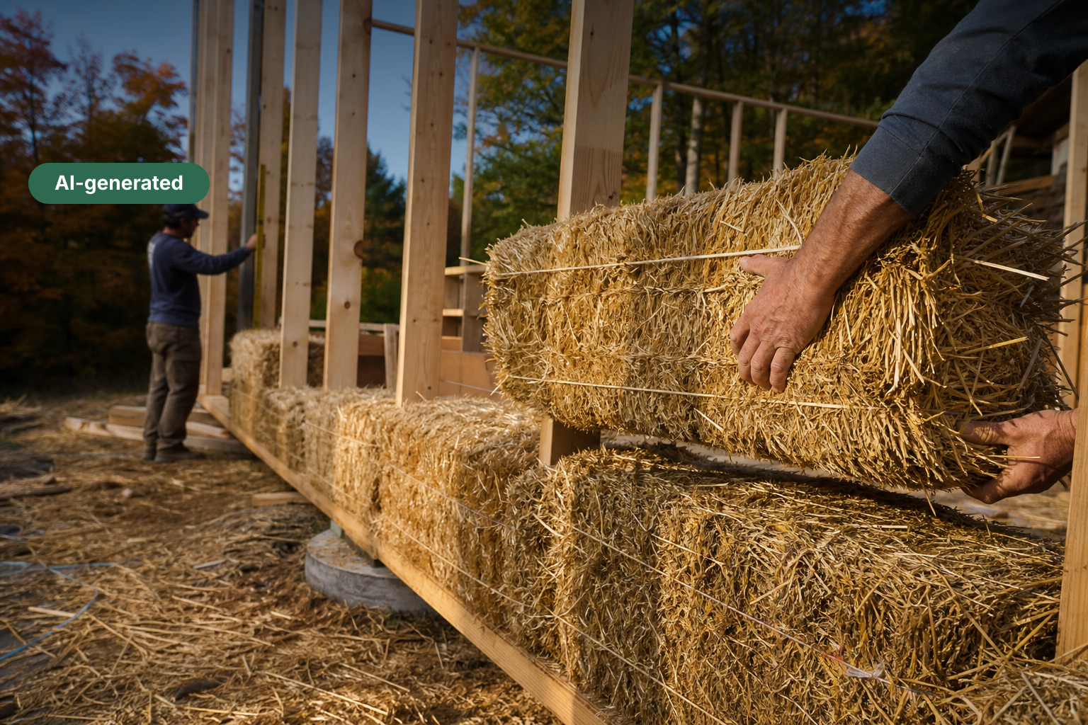 Straw Bale vs Conventional Build: The Real Cost Per m²